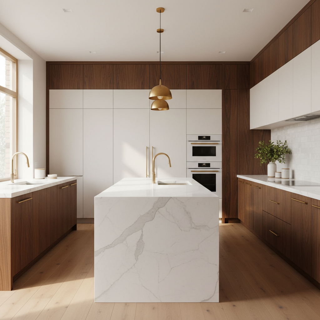 Premium kitchen with Dacor-style built-in appliances